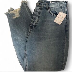 Free People mid rise jeans